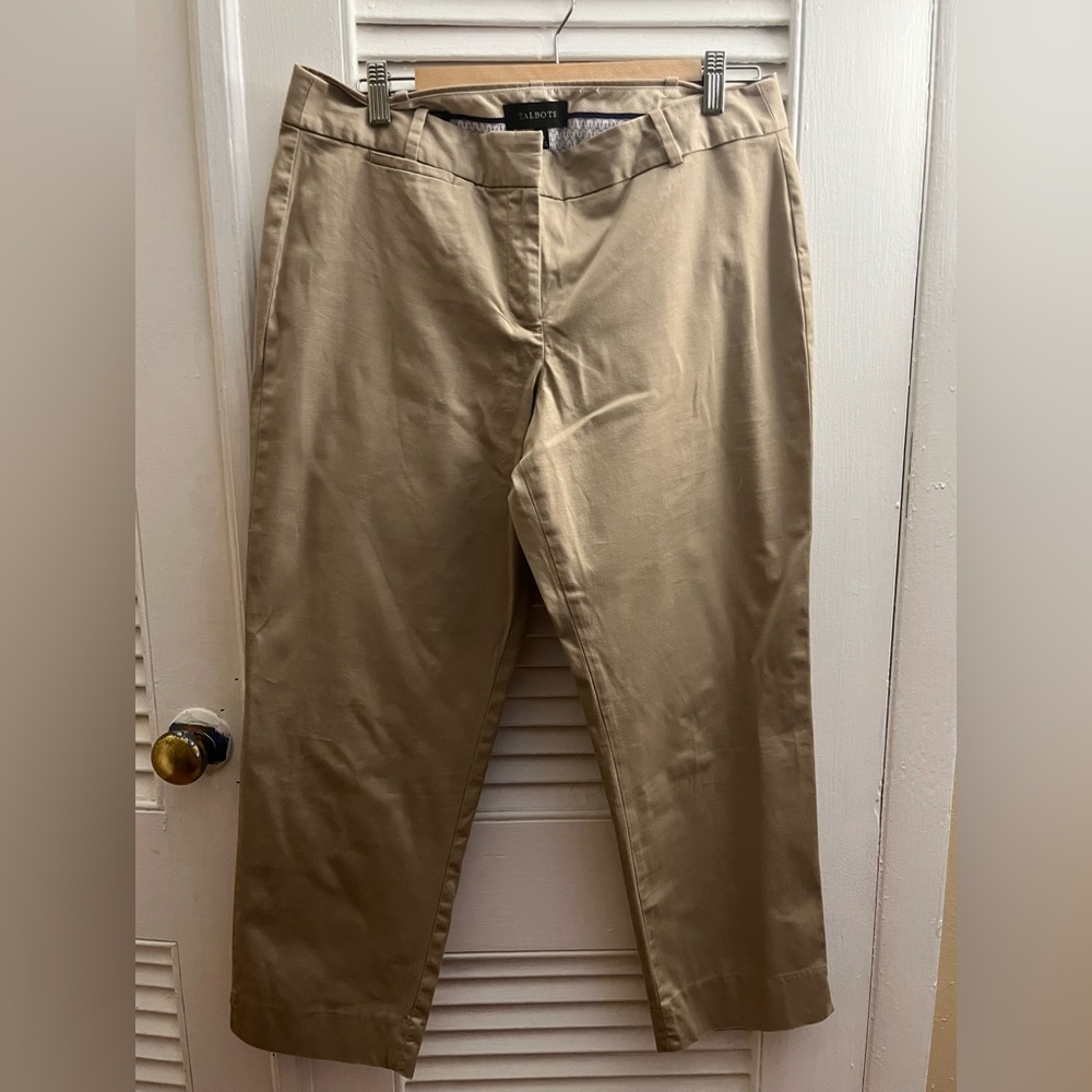 Talbots women’s pants. Size 10 beige/Khaki